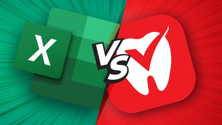 Vedení dentálního skladu: Excel vs. Evidentist